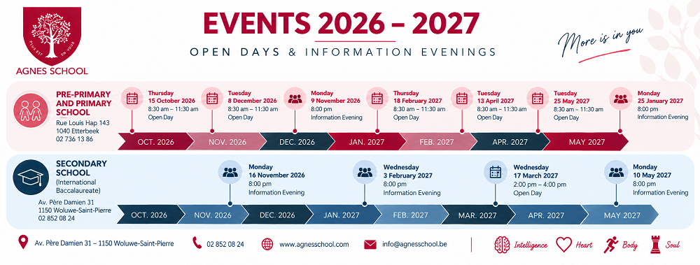 Agnes School - Open Days 2026-2027
