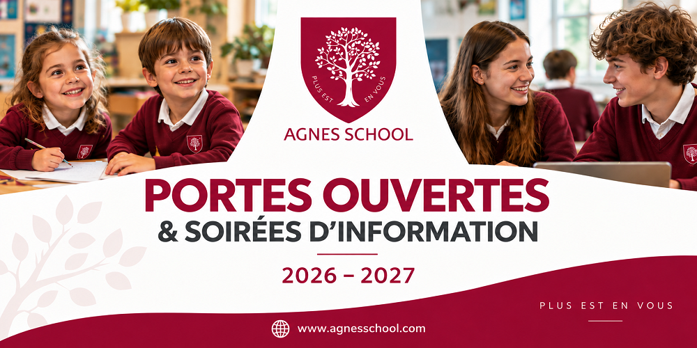 Portes ouvertes 2026-2027 - Agnes School