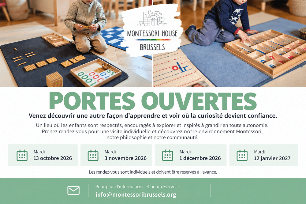 Portes ouvertes 2026 - Montessori House Brussels